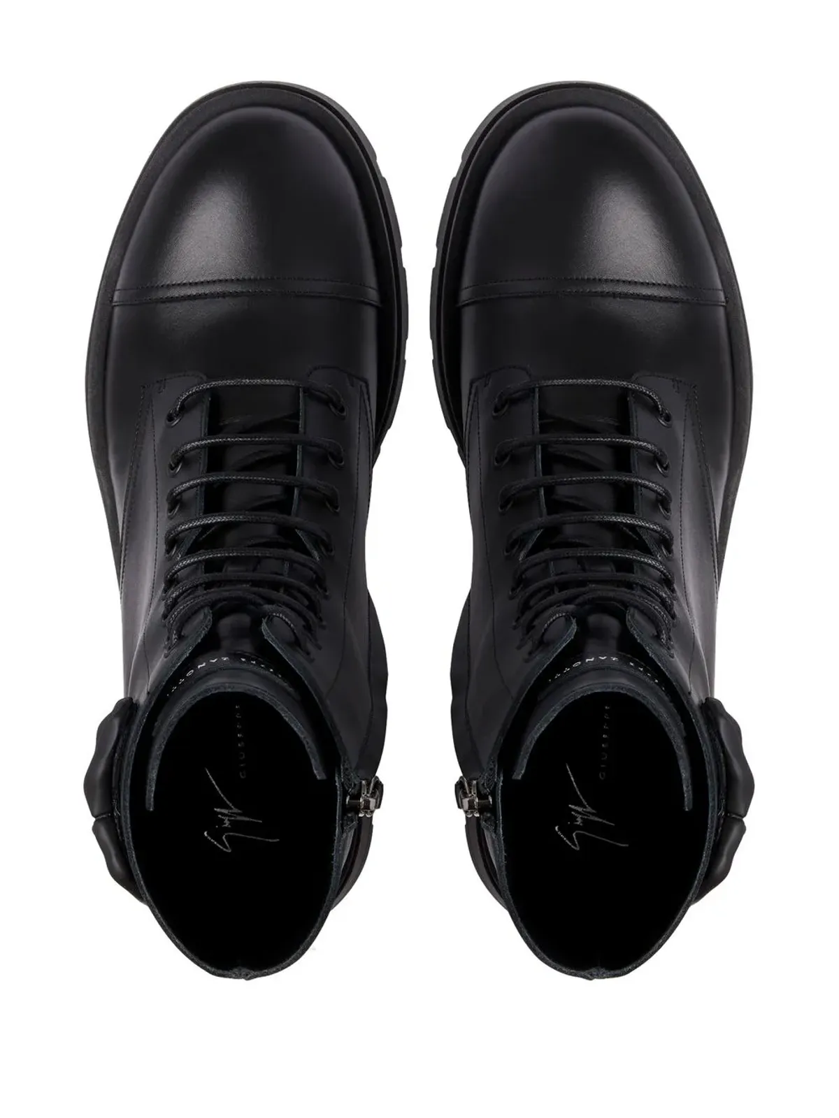 Giuseppe Zanotti Harlock Zalì コンバットブーツ - 画像4