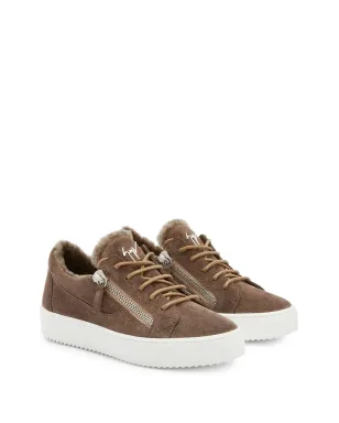 Giuseppe Zanotti Gail シープスキン トリム スニーカー - サムネイル2
