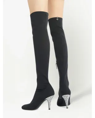 Giuseppe Zanotti Calixtee Cuissarde オーバー・ザ・ニー・ブーツ - サムネイル4