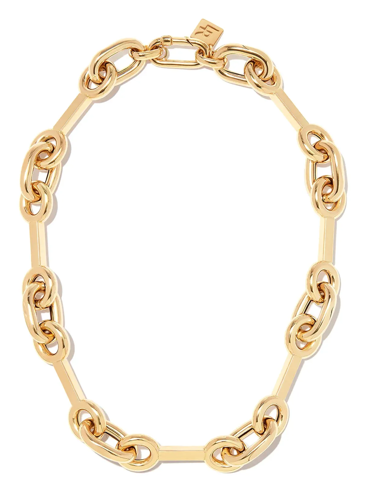 Lauren Rubinski 14kt イエローゴールド ミックスチェーン ネックレス - 画像2