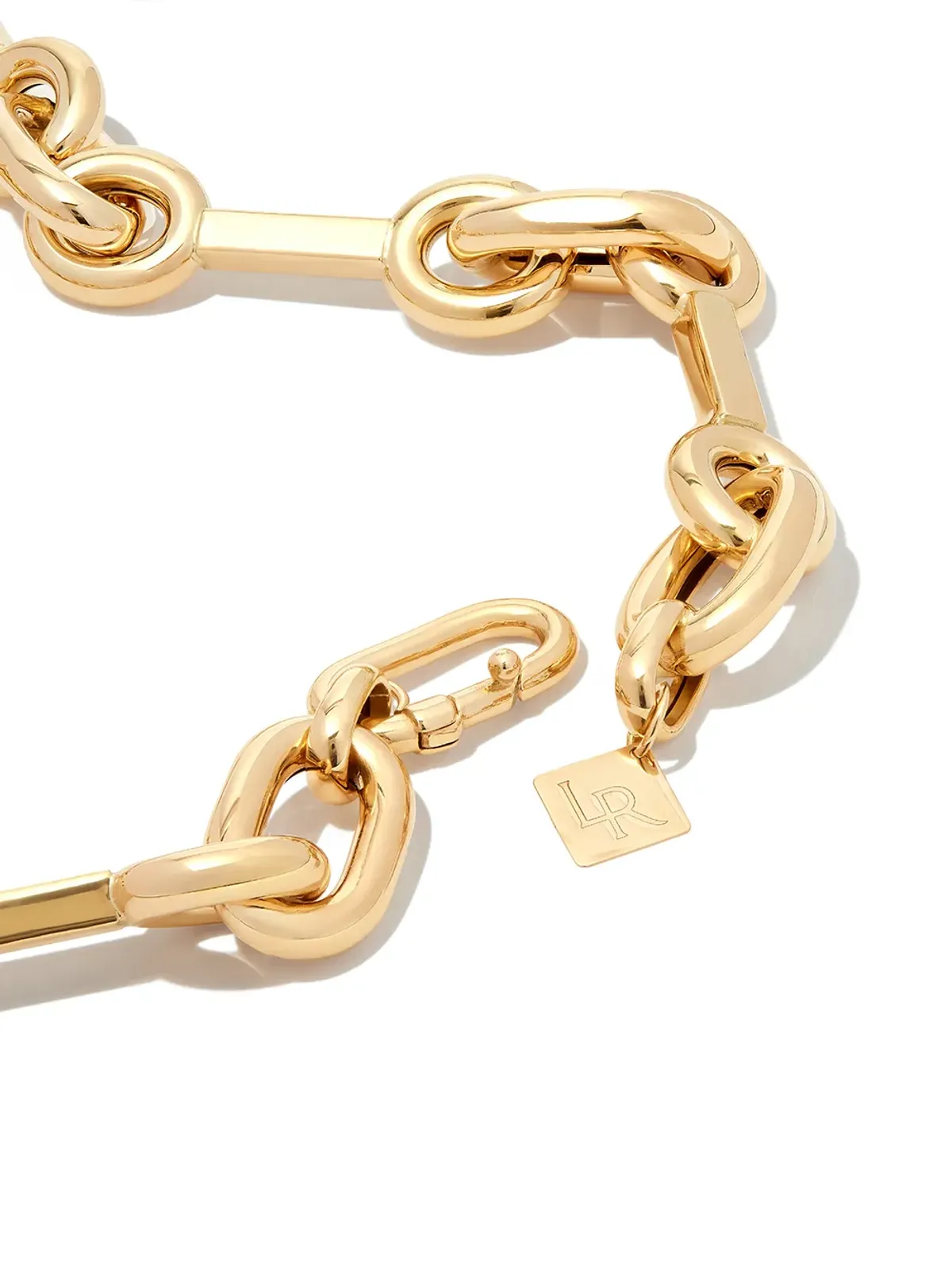 Lauren Rubinski 14kt イエローゴールド ミックスチェーン ネックレス - 画像3