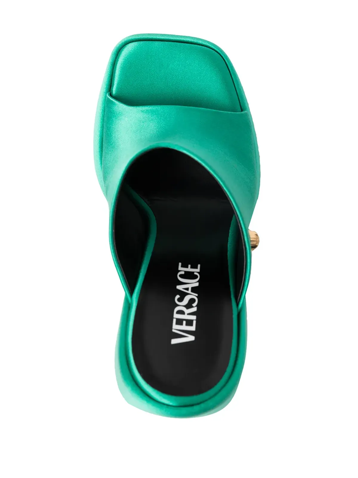 Versace プラットフォームウェッジヒール - グリーン - 画像4