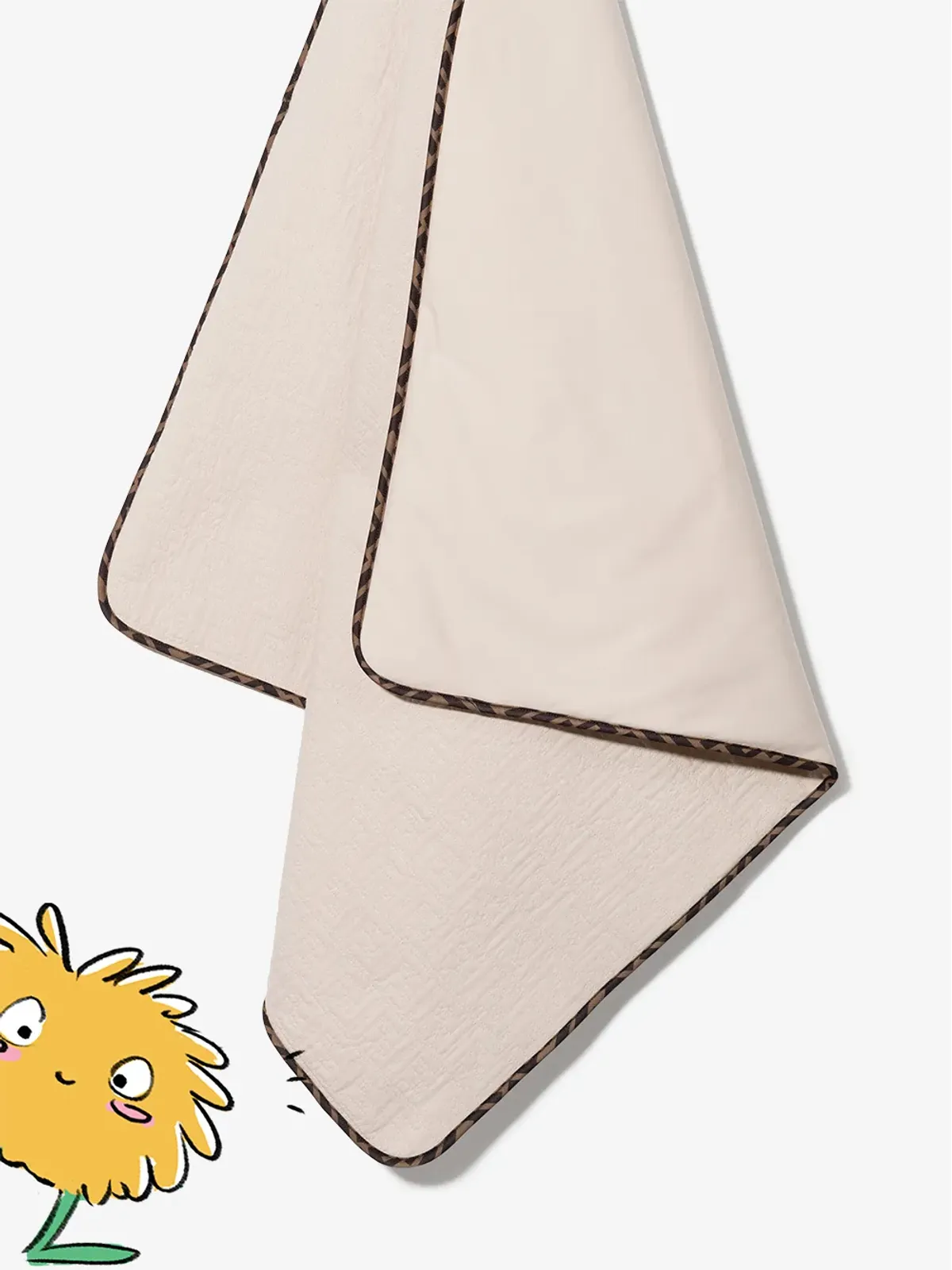 Fendi Kids パイプドリム ベビー ブランケット - 画像3