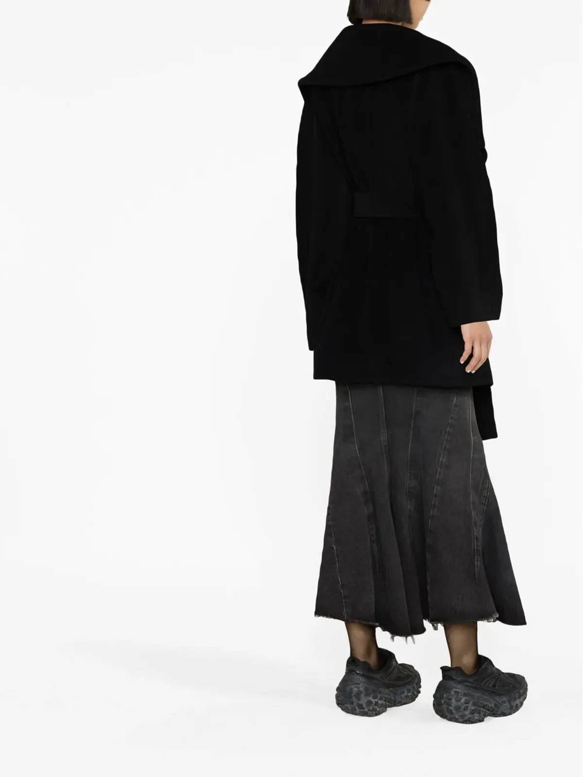 Balenciaga ベルト付きオーバーサイズコート - 画像4
