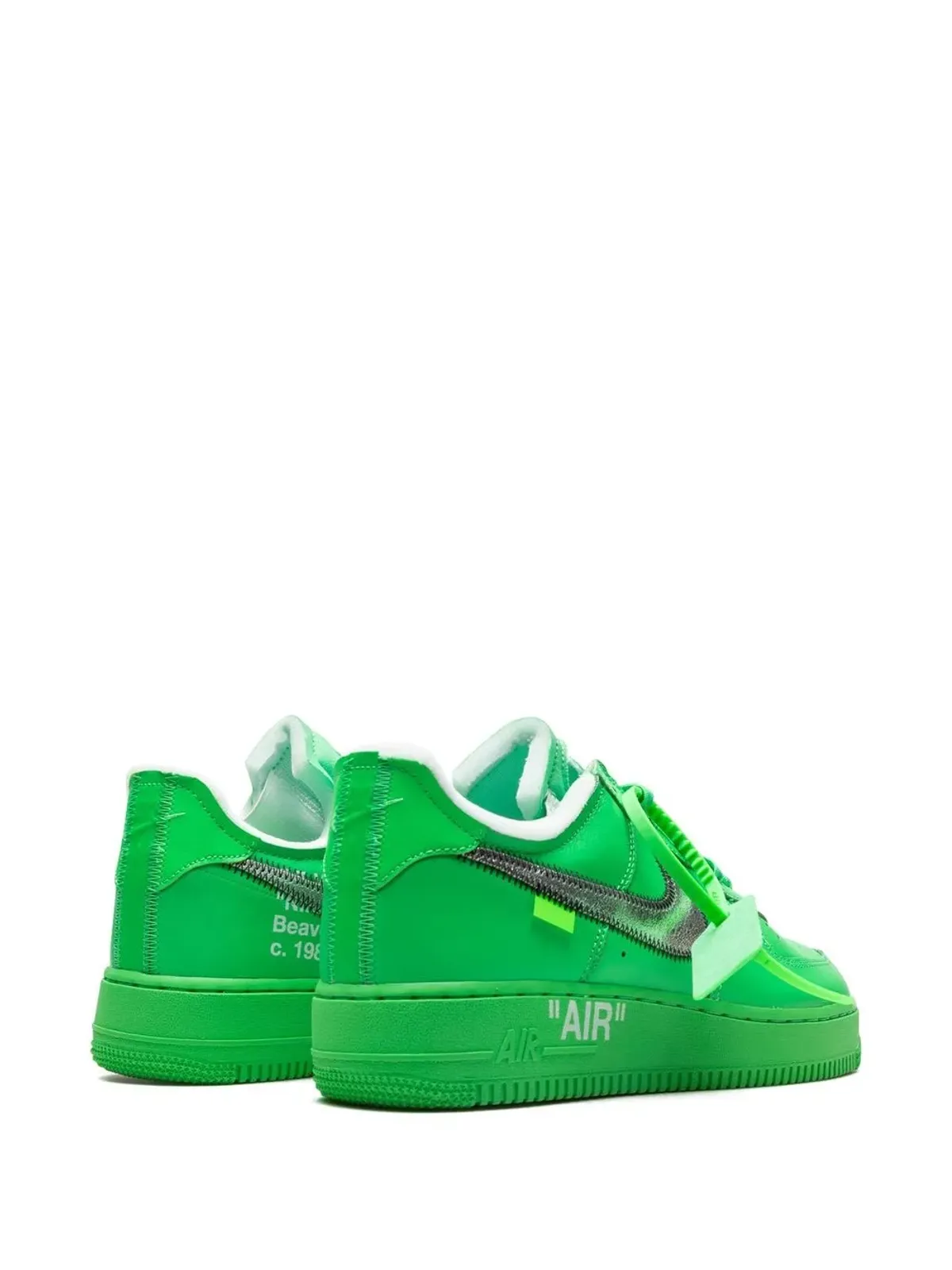 Nike X Off-White エアフォース1 ロー ブルックリン スニーカー - 画像3