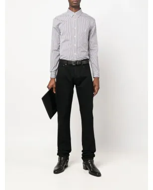 Saint Laurent ストライプ柄ボタンダウンシャツ - サムネイル2