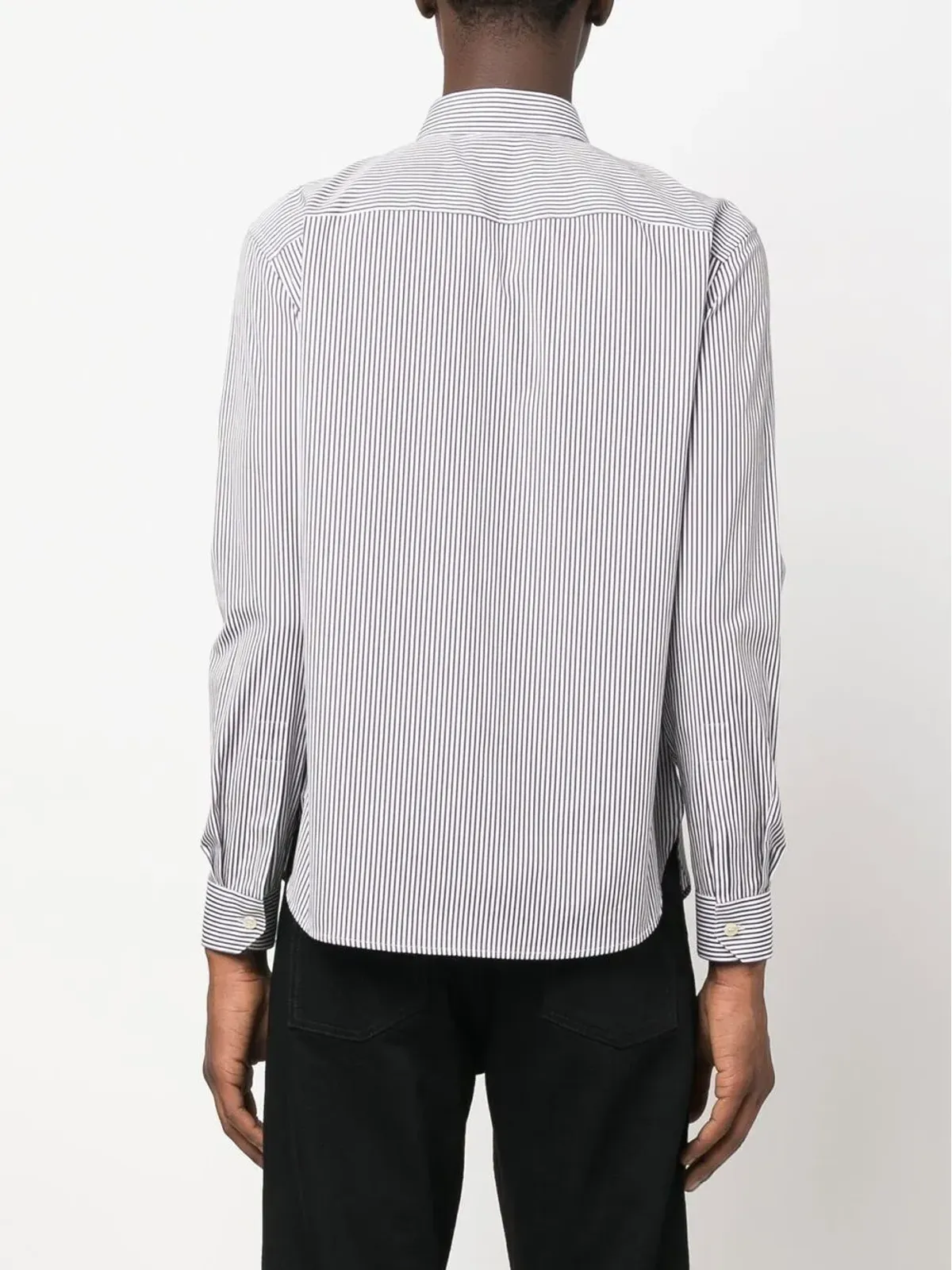 Saint Laurent ストライプ柄ボタンダウンシャツ - 画像4