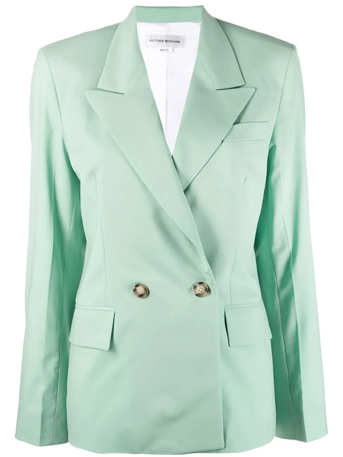 Victoria Beckham ライトウェイト テーラードスーツジャケット - グリーン - 画像1