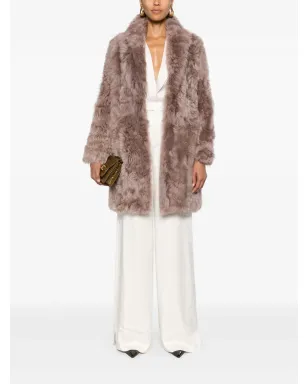 Saint Laurent シングルブレスト シアーリングジャケット ピンク - サムネイル2