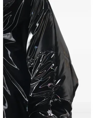 Saint Laurent ラッカー仕上げのオーバーサイズコート - サムネイル5