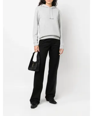 Saint Laurent 刺繍ロゴ入り長袖フーディー - サムネイル2