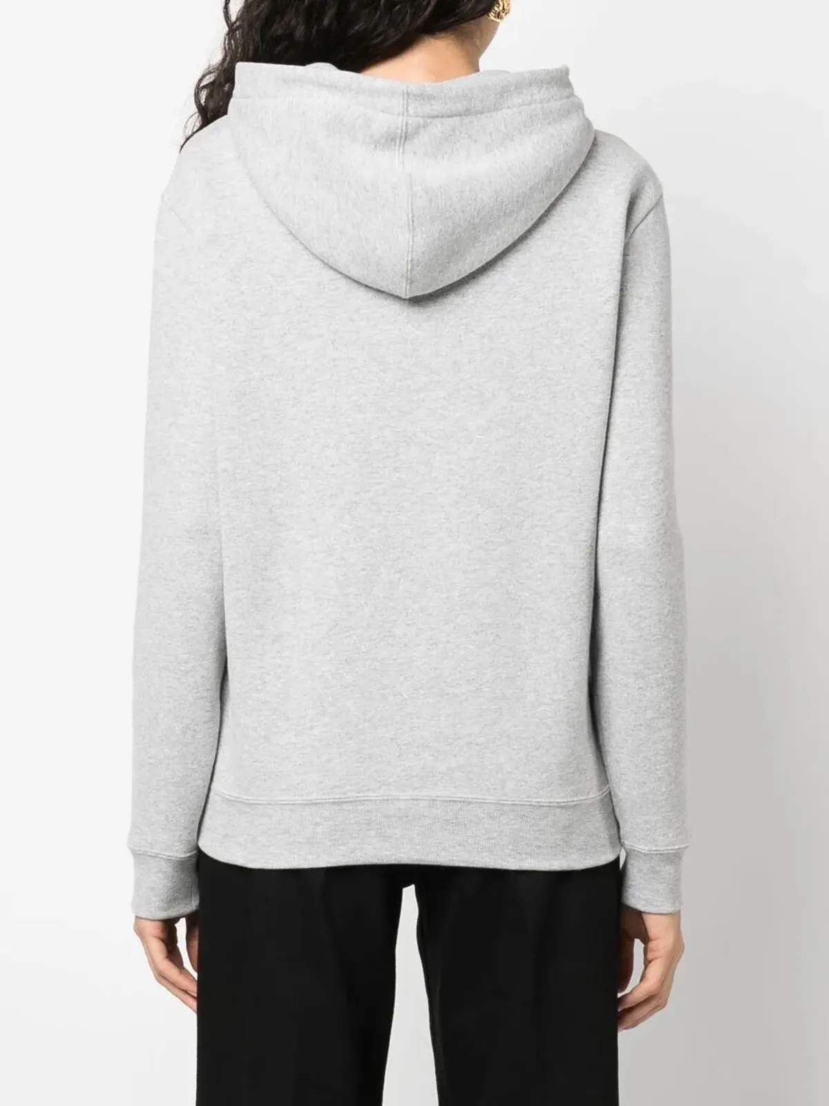 Saint Laurent 刺繍ロゴ入り長袖フーディー - 画像4