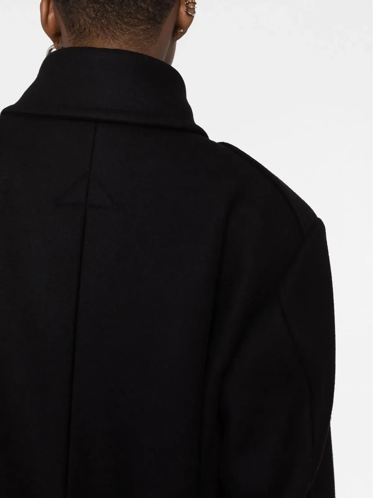 Saint Laurent デタッチャブルフード付きミリタリージャケット - ブラック - 画像3