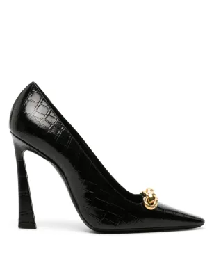 Saint Laurent Silvana 110mm チェーンディテールパンプス - サムネイル1
