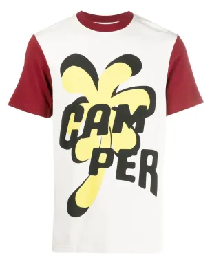 Camper ロゴプリント カラーブロック Tシャツ - サムネイル1