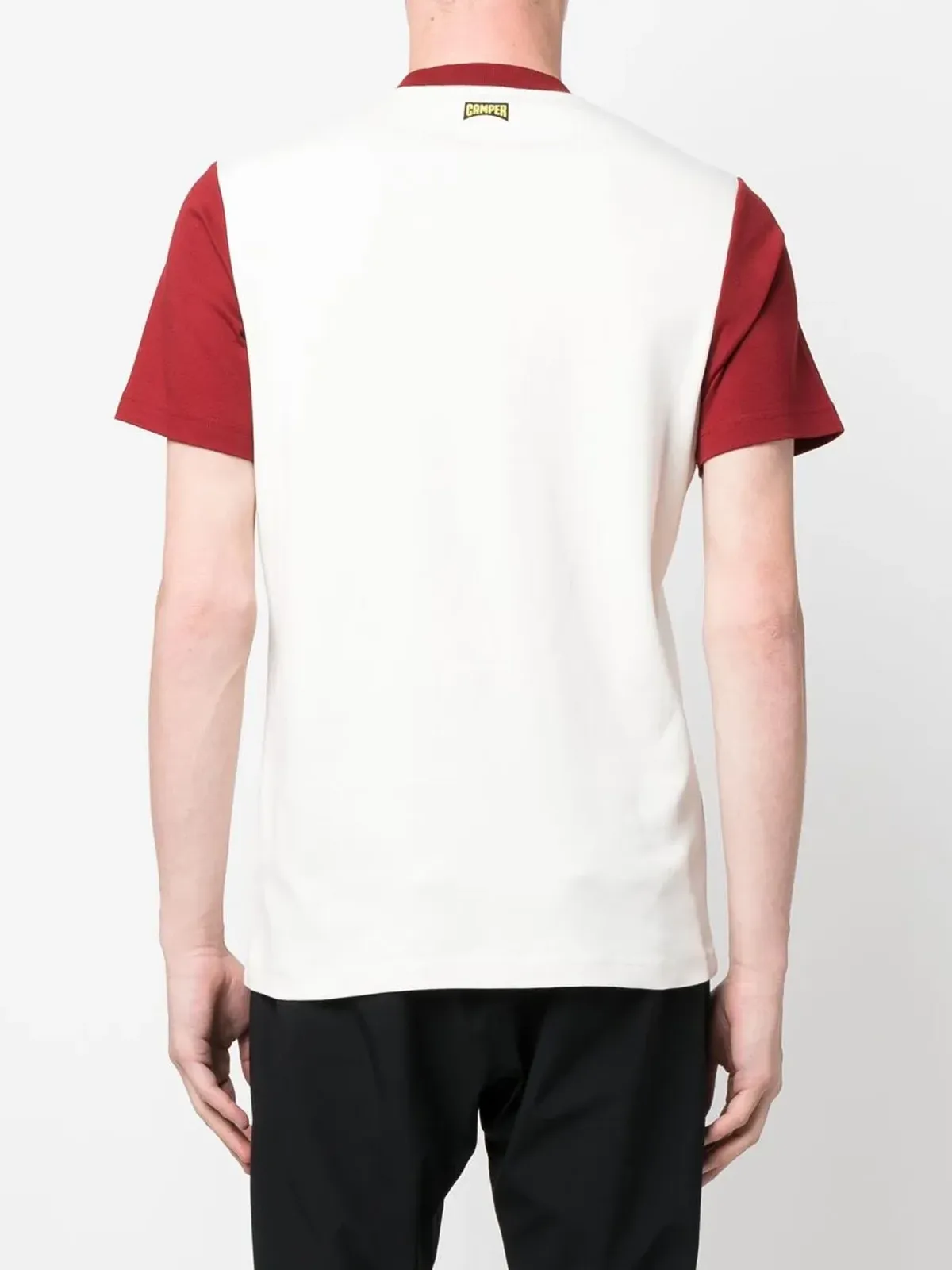 Camper ロゴプリント カラーブロック Tシャツ - 画像5