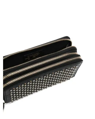 CHANEL Pre-Owned スタッズ付きジップウォレット - サムネイル3