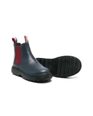 Camper Kids ノルテ レザー チェルシー ブーツ ブルー - サムネイル2
