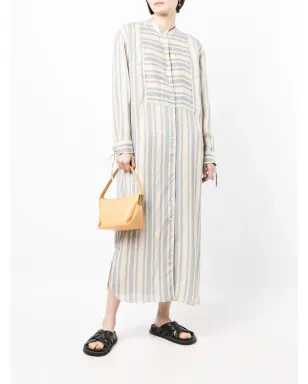 ASPESI stripe-print shirt dress - Blue - サムネイル2