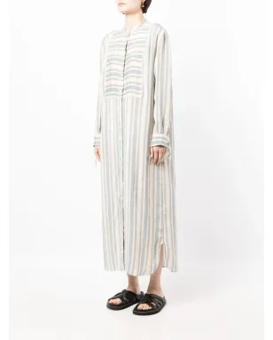 ASPESI stripe-print shirt dress - Blue - サムネイル3