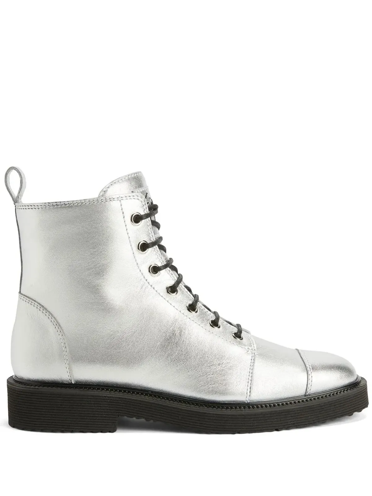 Giuseppe Zanotti Thora レースアップ アンクルブーツ - シルバー - 画像1