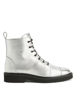 Giuseppe Zanotti Thora レースアップ アンクルブーツ - シルバー - サムネイル1