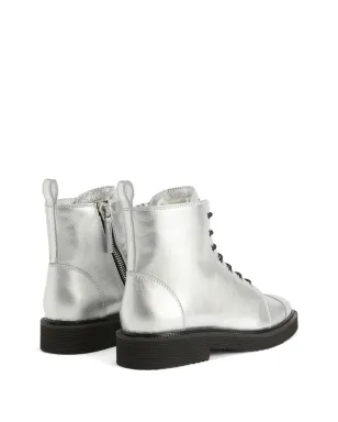 Giuseppe Zanotti Thora レースアップ アンクルブーツ - シルバー - サムネイル3
