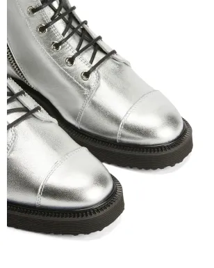 Giuseppe Zanotti Thora レースアップ アンクルブーツ - シルバー - サムネイル4