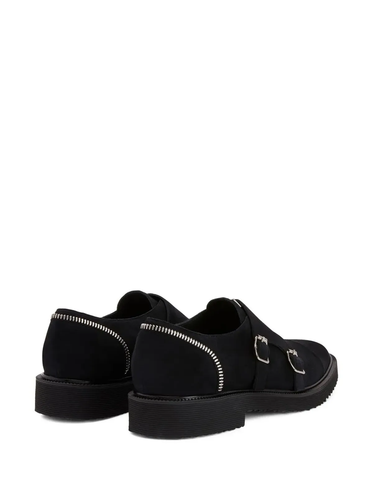 Giuseppe Zanotti Johnnyジップトリム・モンキーシューズ ブラック - 画像3
