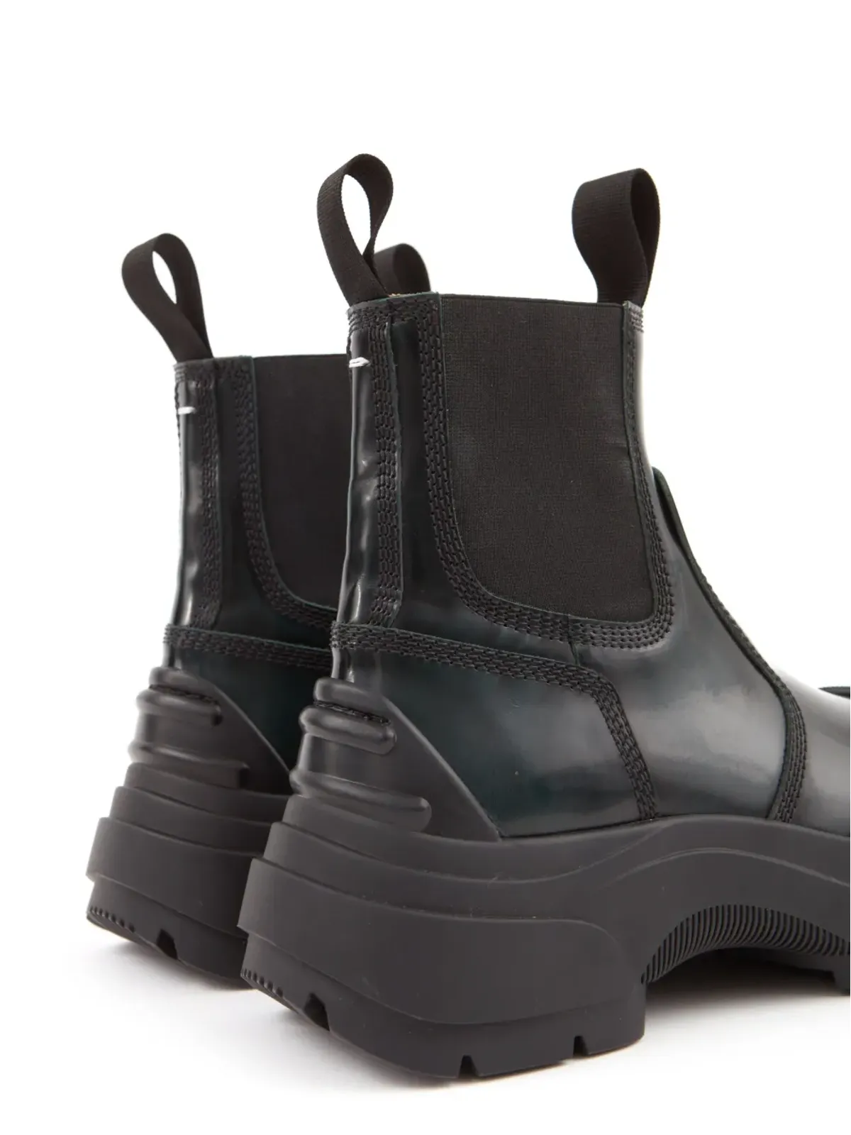Maison Margiela アレックス レザー アンクルブーツ - 画像5