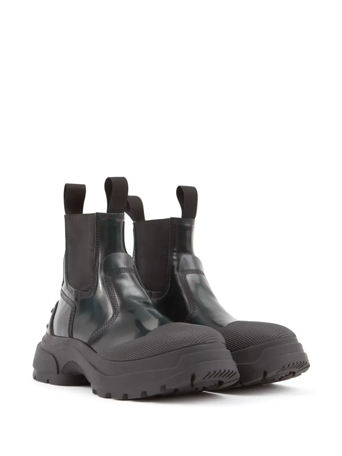 Maison Margiela アレックス レザー アンクルブーツ - 画像2