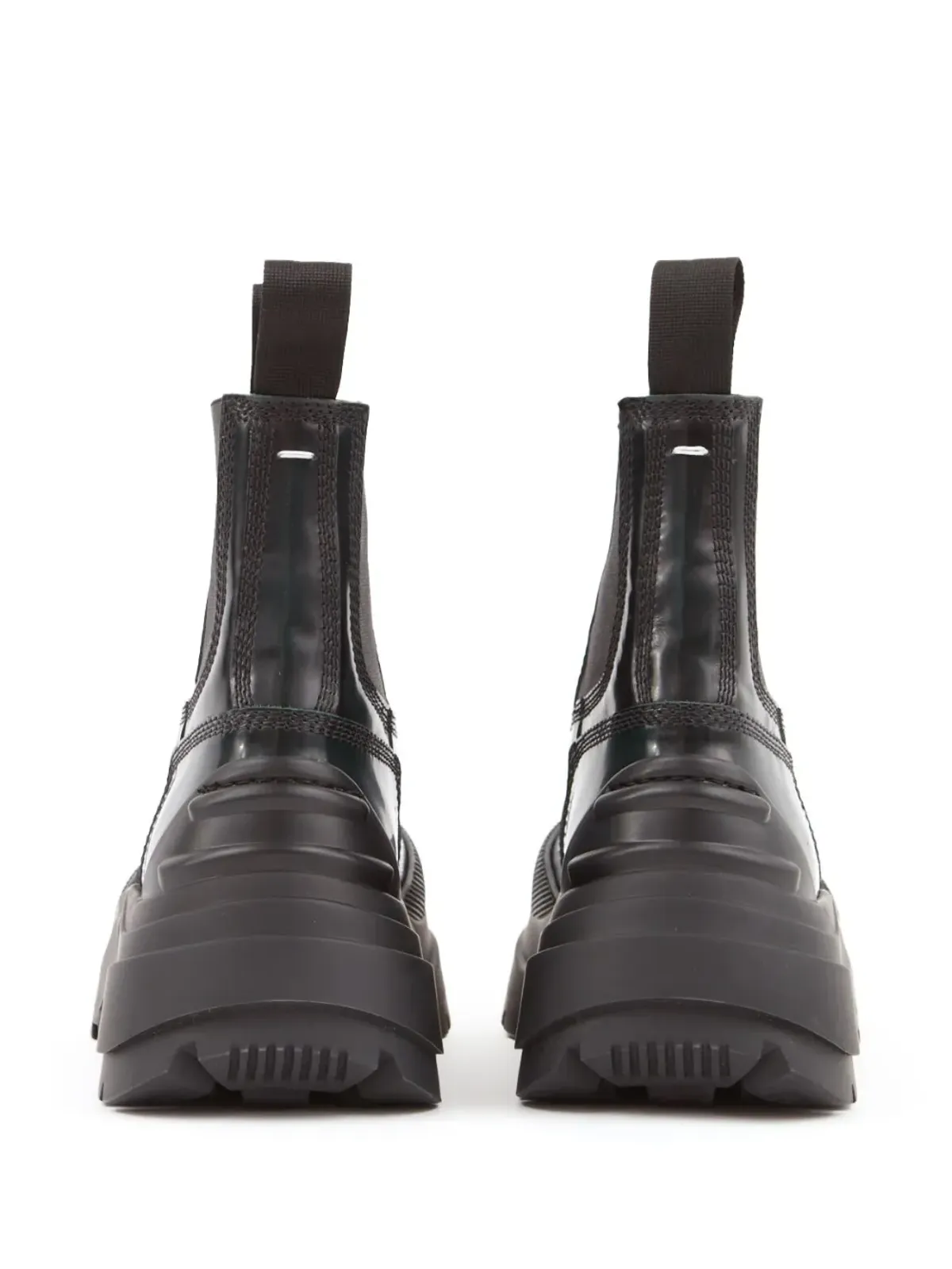 Maison Margiela アレックス レザー アンクルブーツ - 画像3