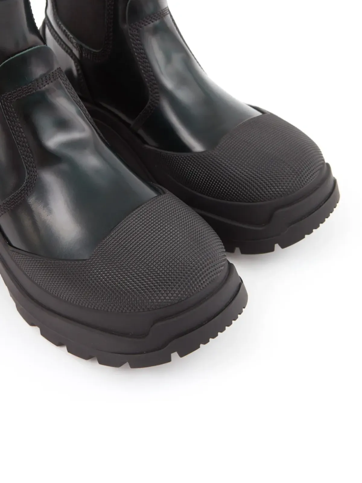 Maison Margiela アレックス レザー アンクルブーツ - 画像4