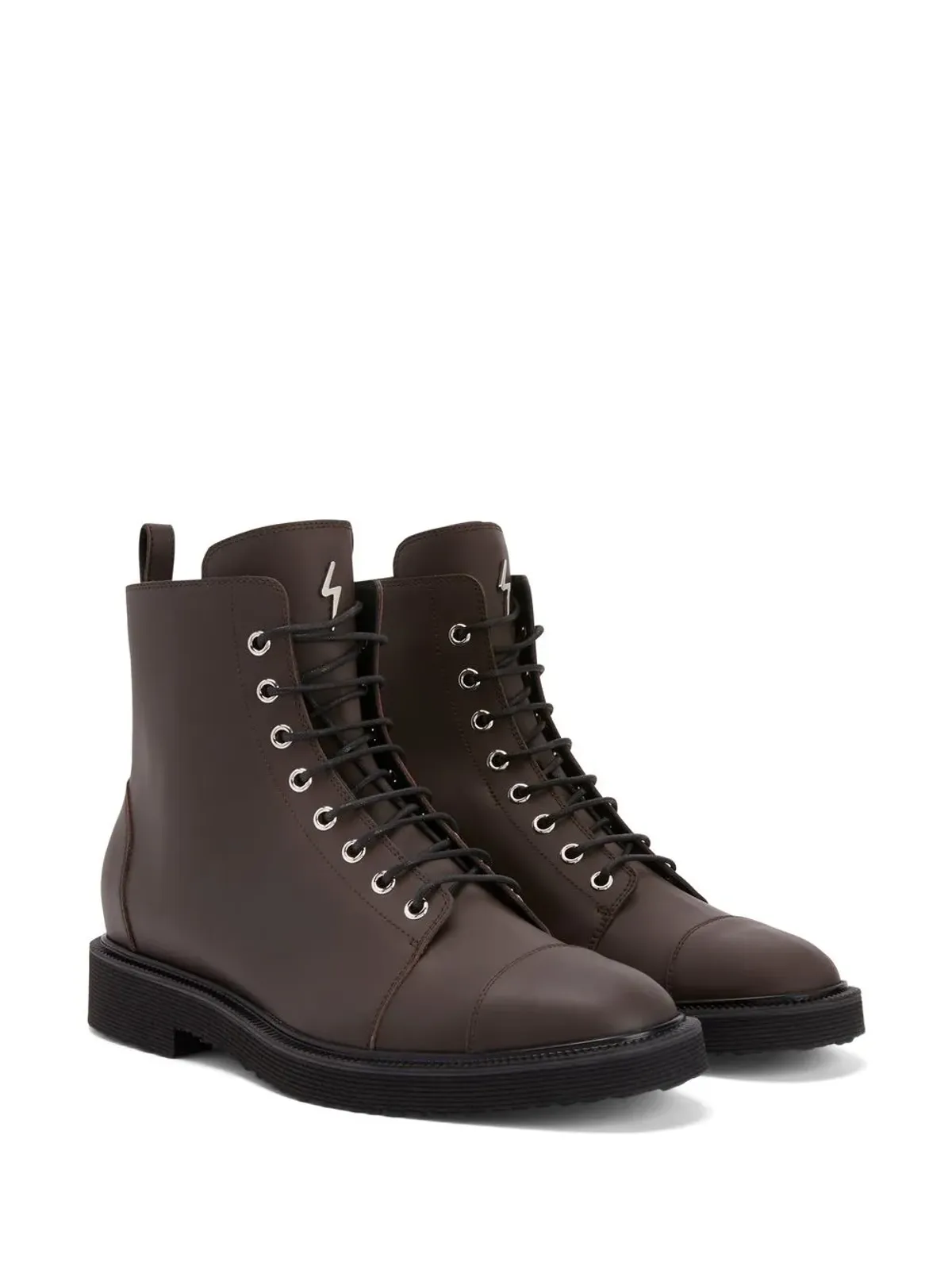 Giuseppe Zanotti Chris Leather Boots - Brown - 画像2