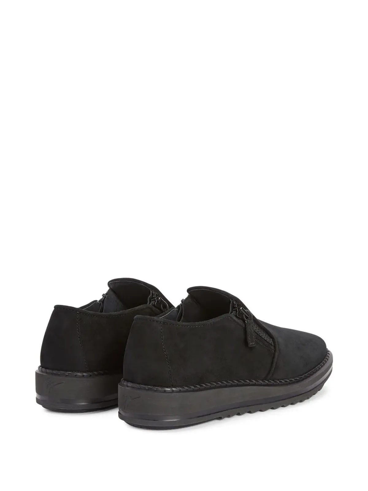 Giuseppe Zanotti Cooper ダブルジップスニーカー - ブラック - 画像3