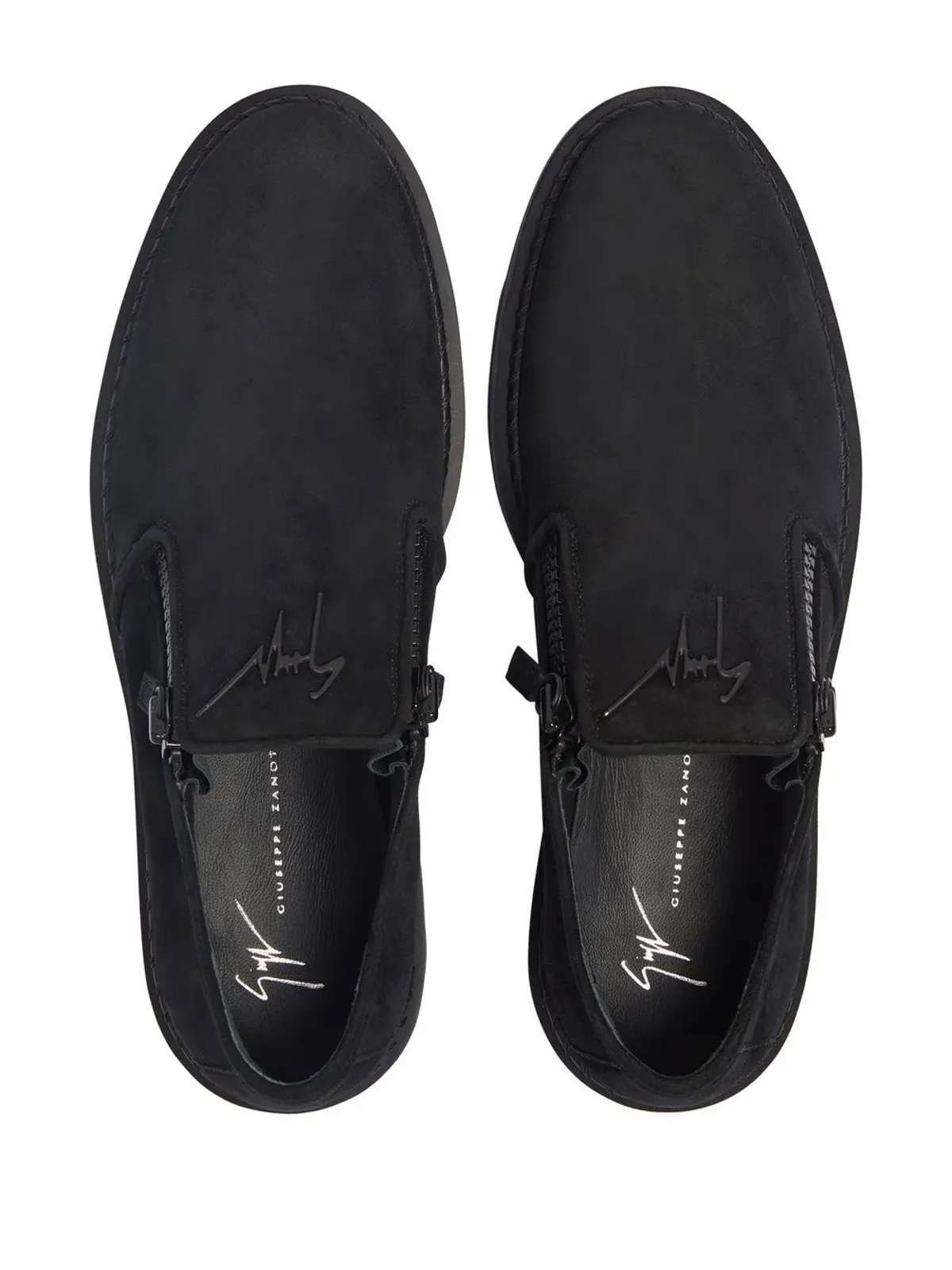 Giuseppe Zanotti Cooper ダブルジップスニーカー - ブラック - 画像4
