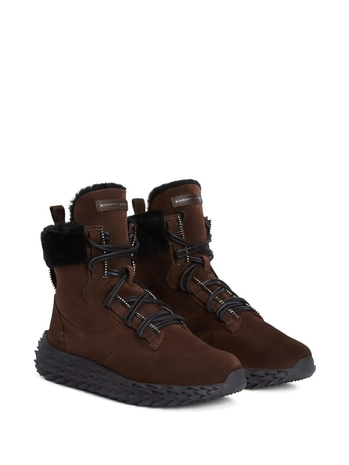Giuseppe Zanotti シェアリングトリム ハイトップスニーカー - 画像2