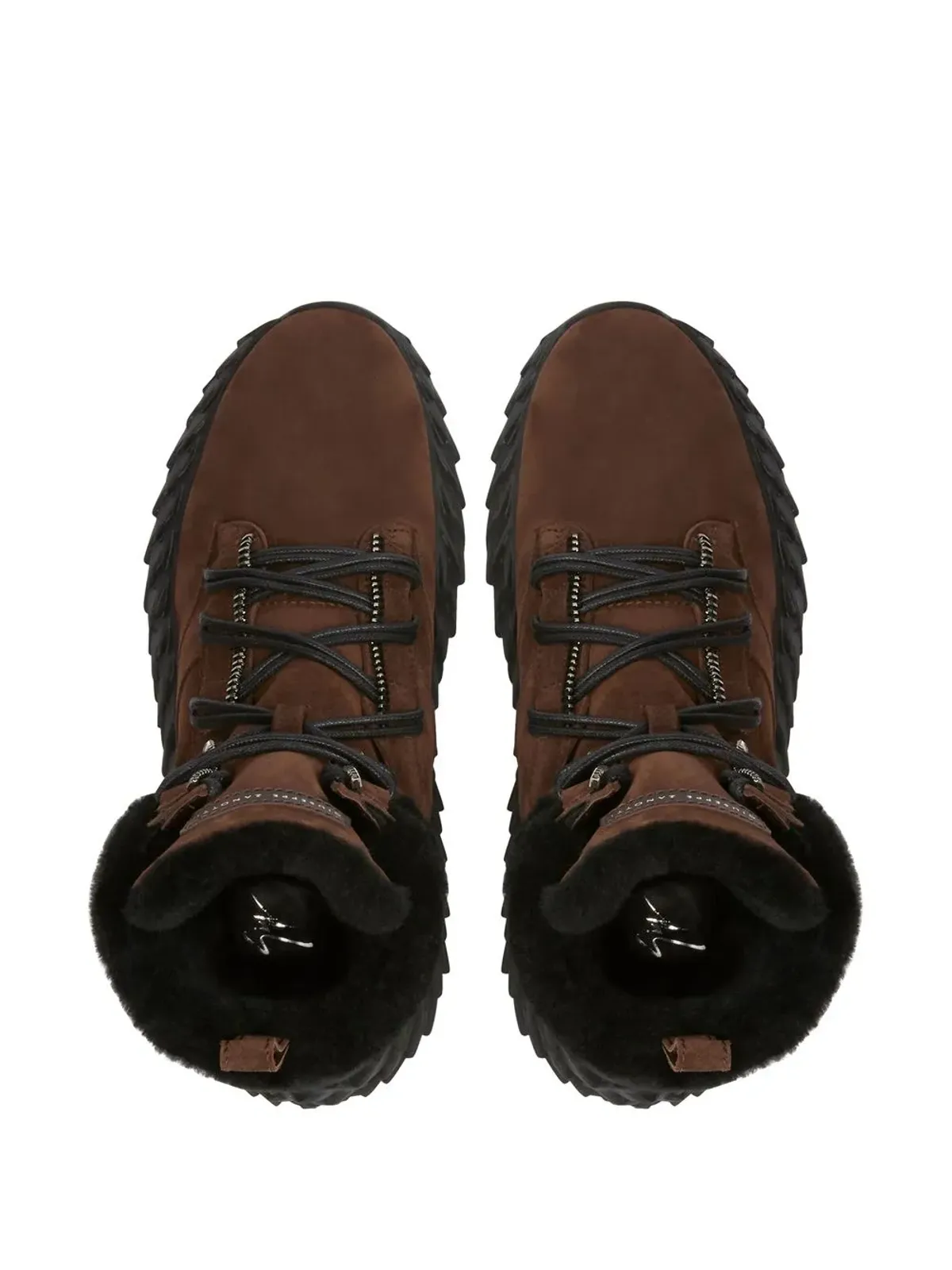 Giuseppe Zanotti シェアリングトリム ハイトップスニーカー - 画像4