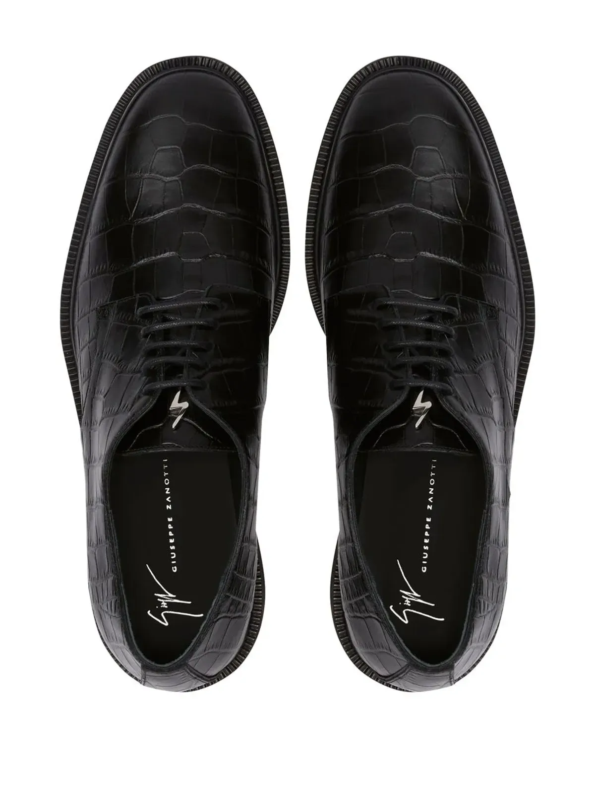 Giuseppe Zanotti エドゥオアルド ダービーシューズ - 画像4