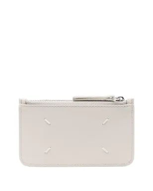 Maison Margiela フォーステッチ レザー カードホルダー - サムネイル1