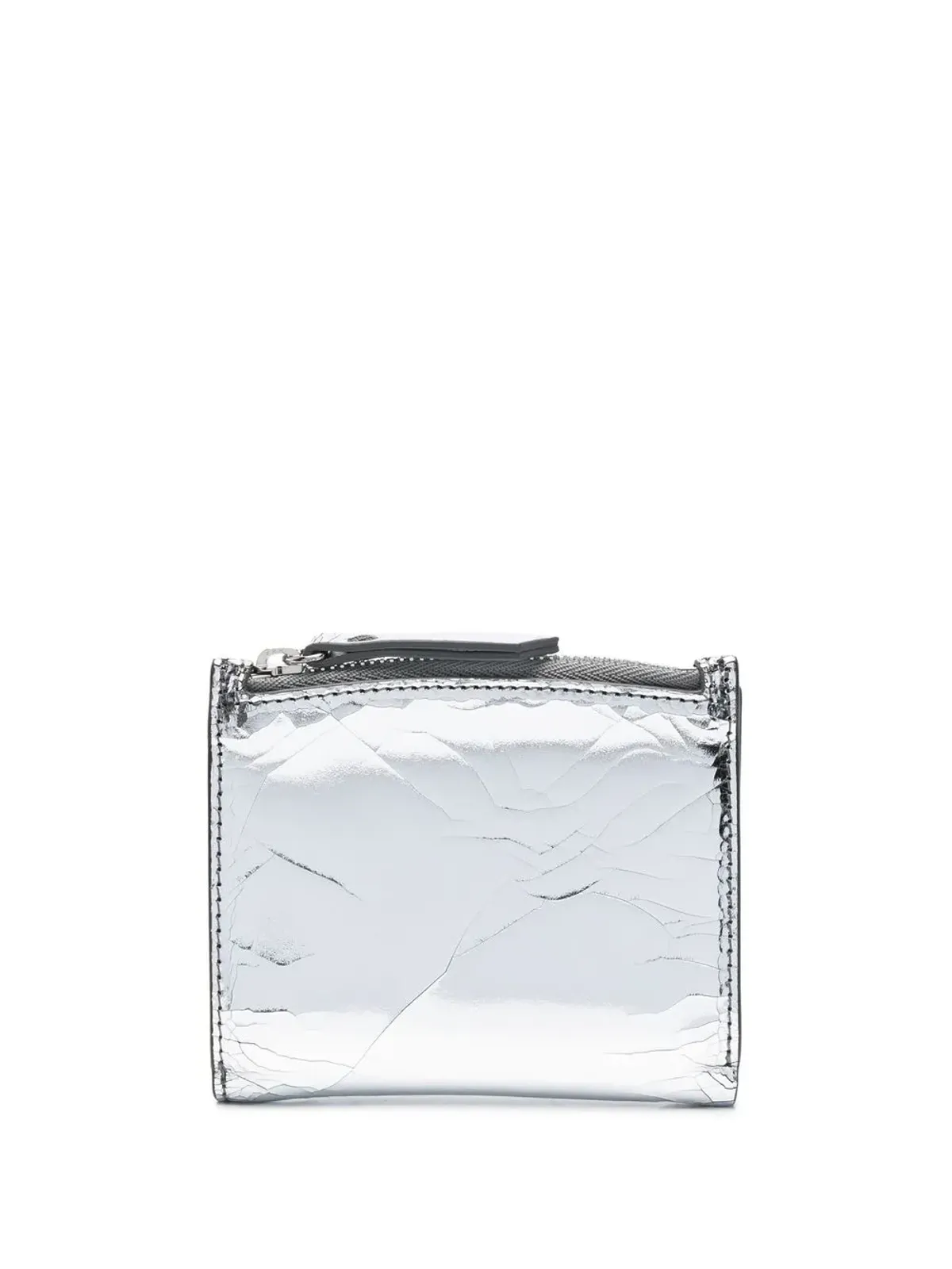 Maison Margiela ブロークンミラー 二つ折り財布 - シルバー - 画像1