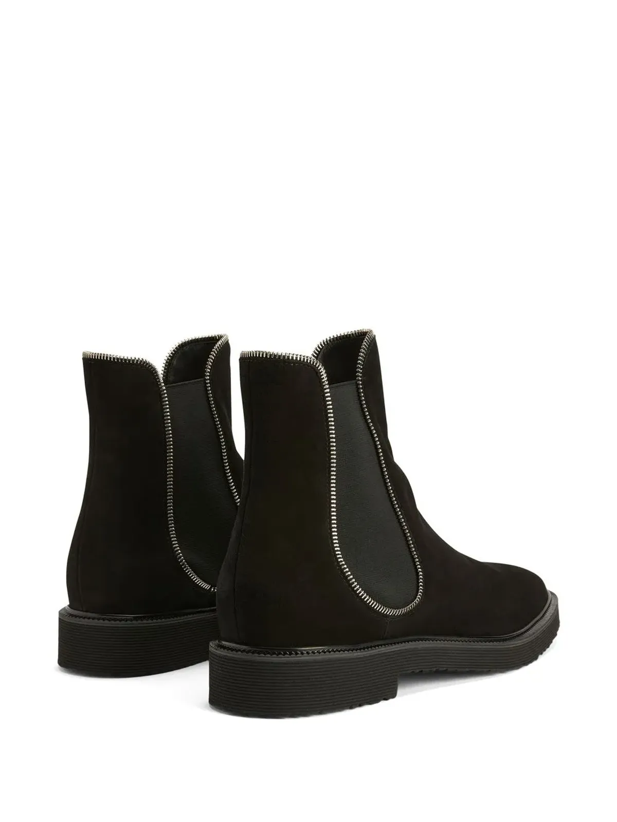 Giuseppe Zanotti Jaky スエード チェルシーブーツ - 画像3