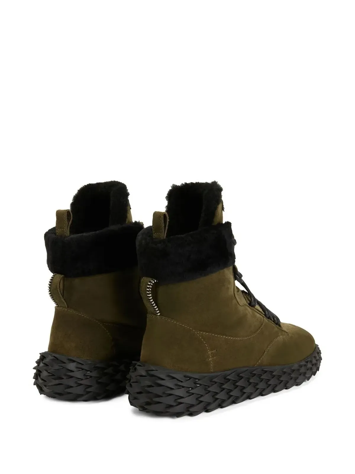 Giuseppe Zanotti アーチン ハイトップ スニーカー ブーツ - グリーン - 画像3