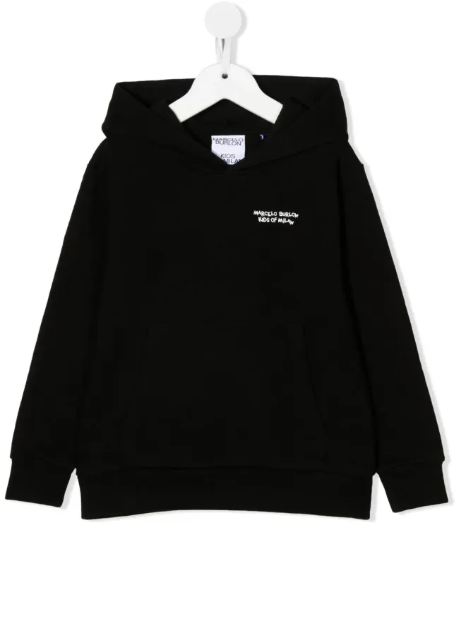 COUNTY OF MILAN KIDS COUNTY OF MILAN KIDS Tempera Cross ロゴプリント フーディの商品画像