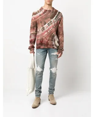 AMIRI M.A タイダイ柄カシミヤセーター - レッド - サムネイル2