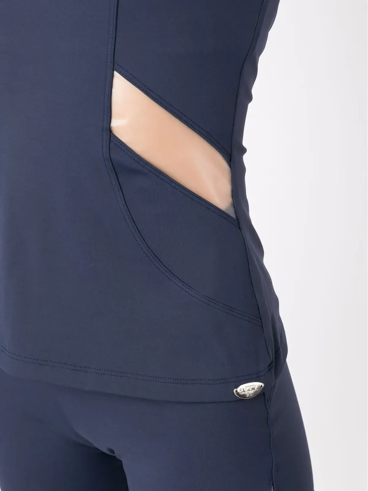 AMIR SLAMA GYM SLAMA GYM + MANLY パフォーマンスタンクトップ ブルー - 画像5