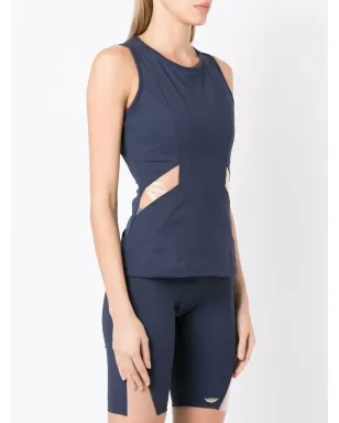 AMIR SLAMA GYM SLAMA GYM + MANLY パフォーマンスタンクトップ ブルー - サムネイル3