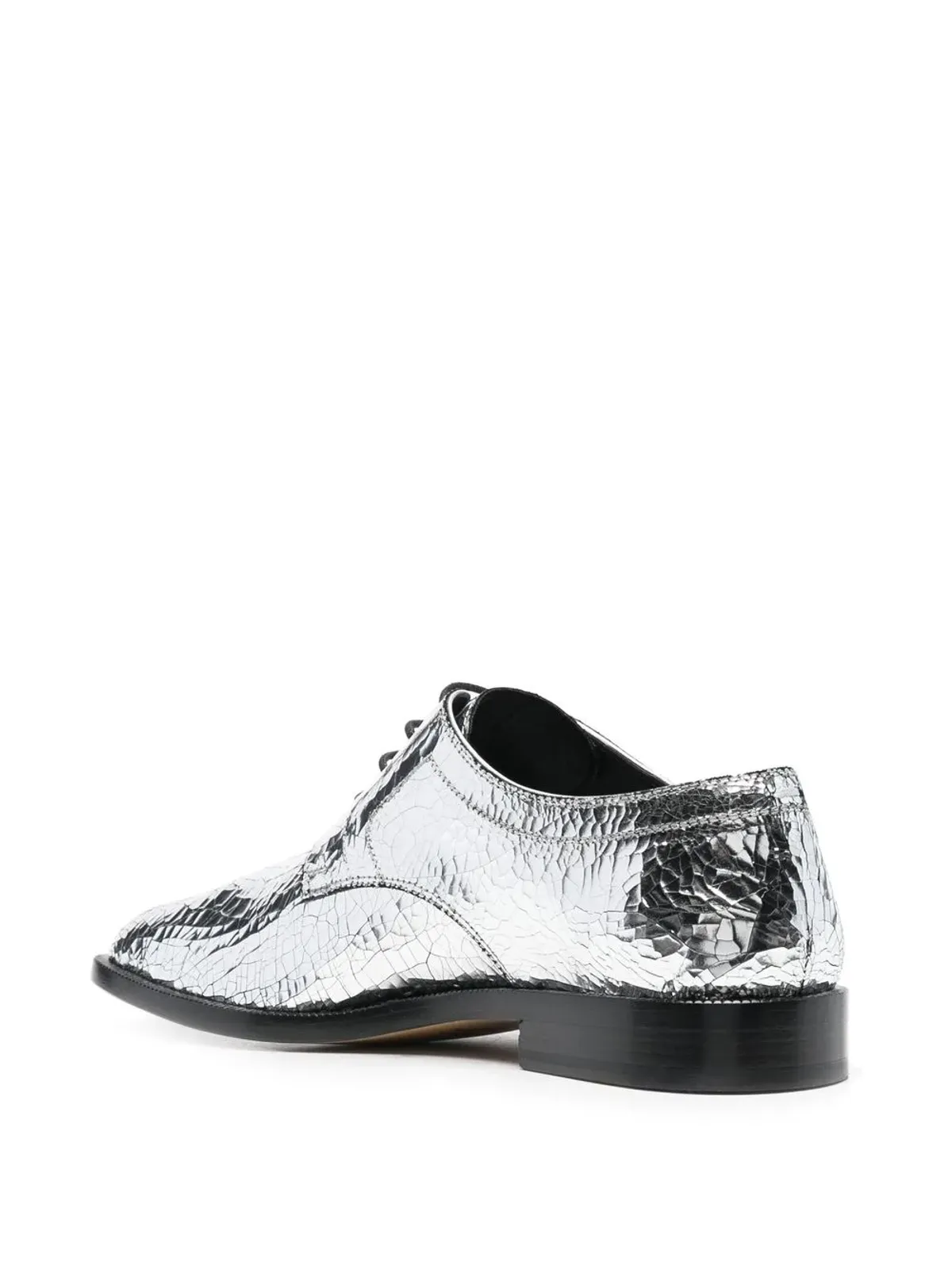 Maison Margiela タビ ミラーエフェクト レースアップ ブローグス - 画像3
