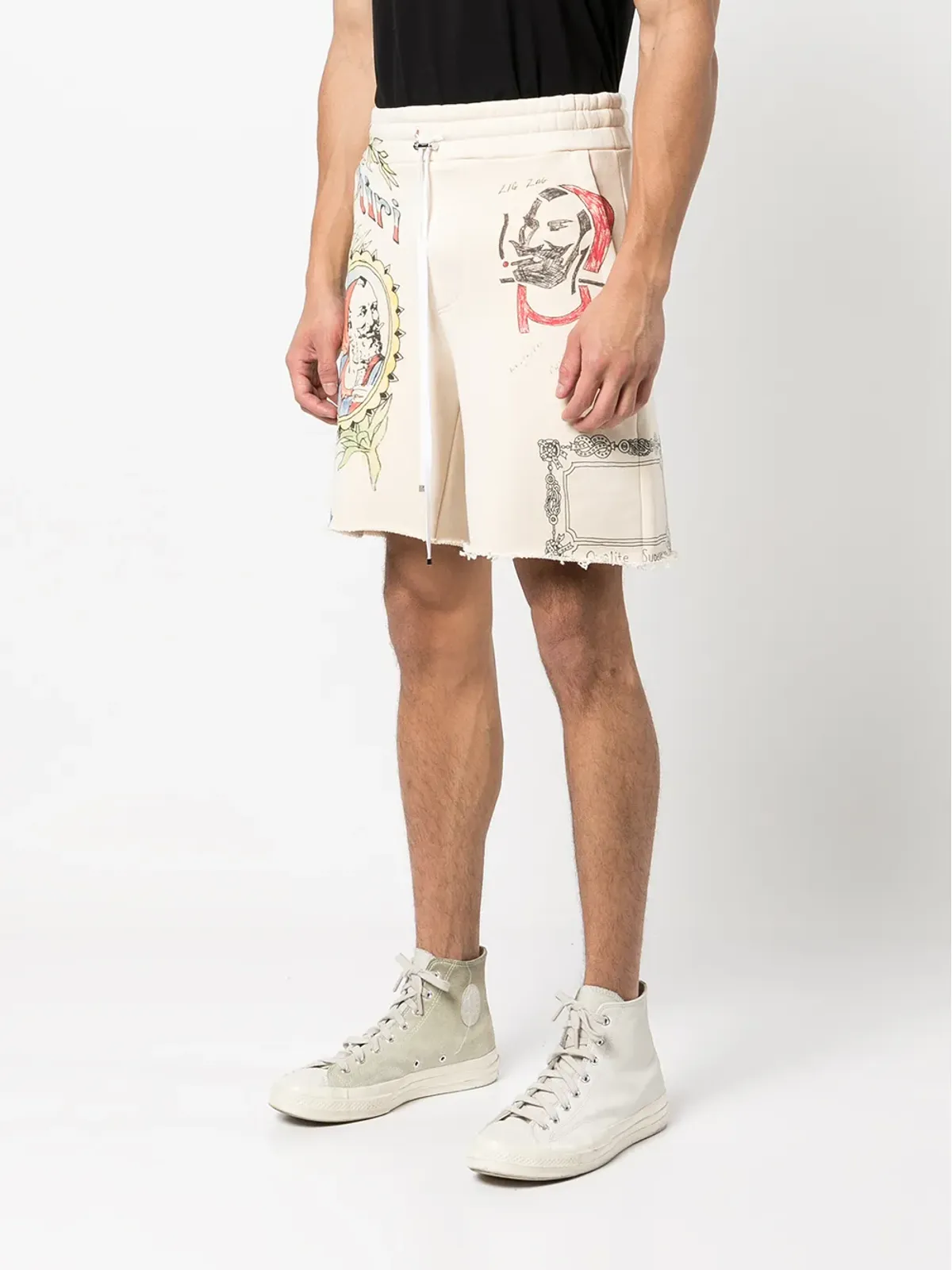 AMIRI ジグザグプリントショーツ - 画像3