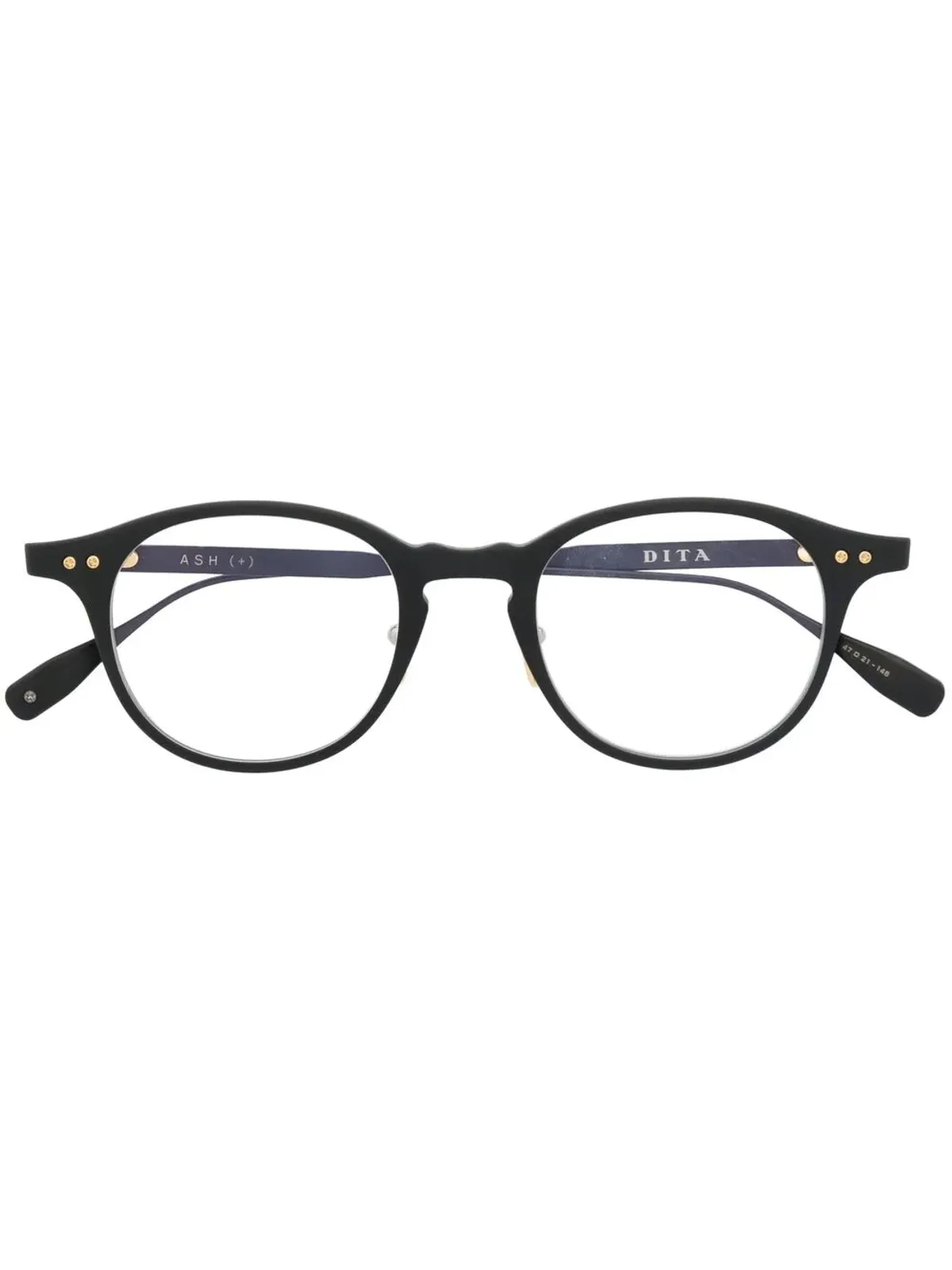Dita Eyewear アッシュエングレーブド ロゴディテール眼鏡 - 画像1